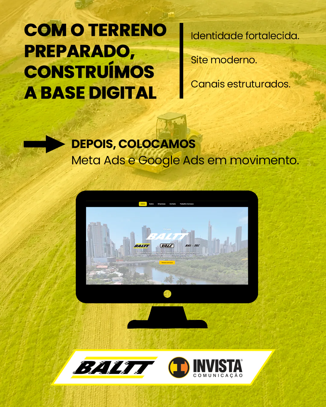 Material do case Grupo Baltt, peça 1