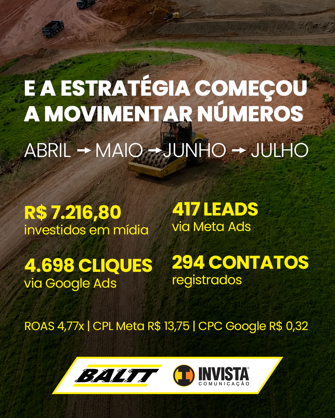 Material do case Grupo Baltt, peça 2